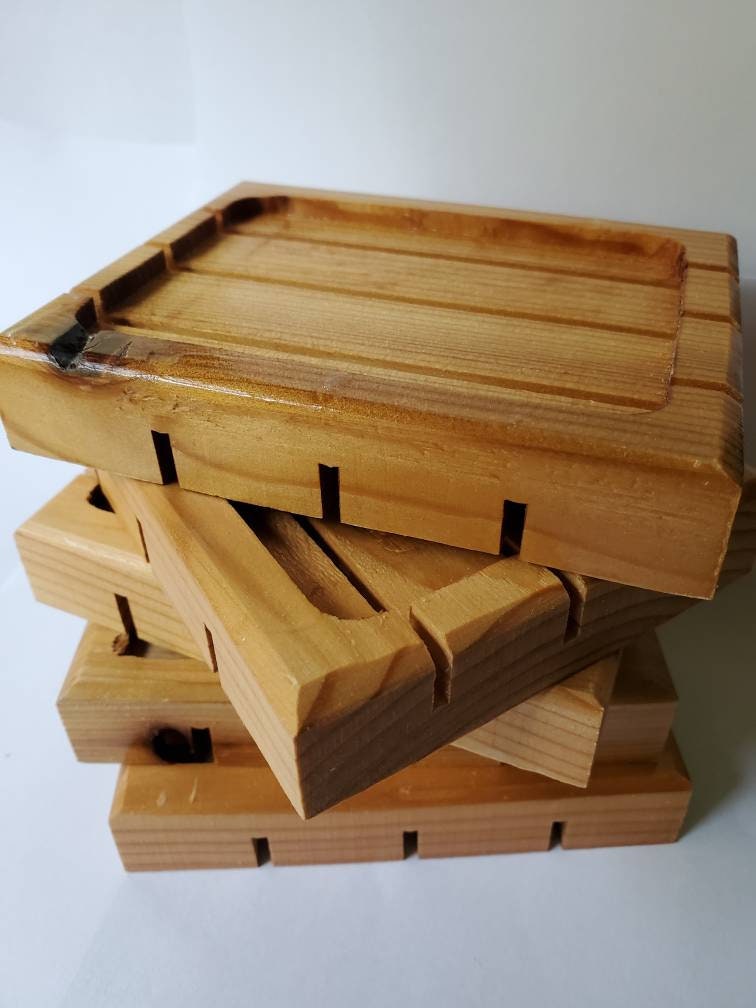 Cedar Soap Dish for Bar Soap